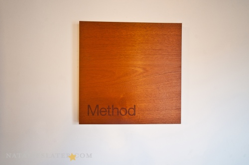 Name plate inside of method offices